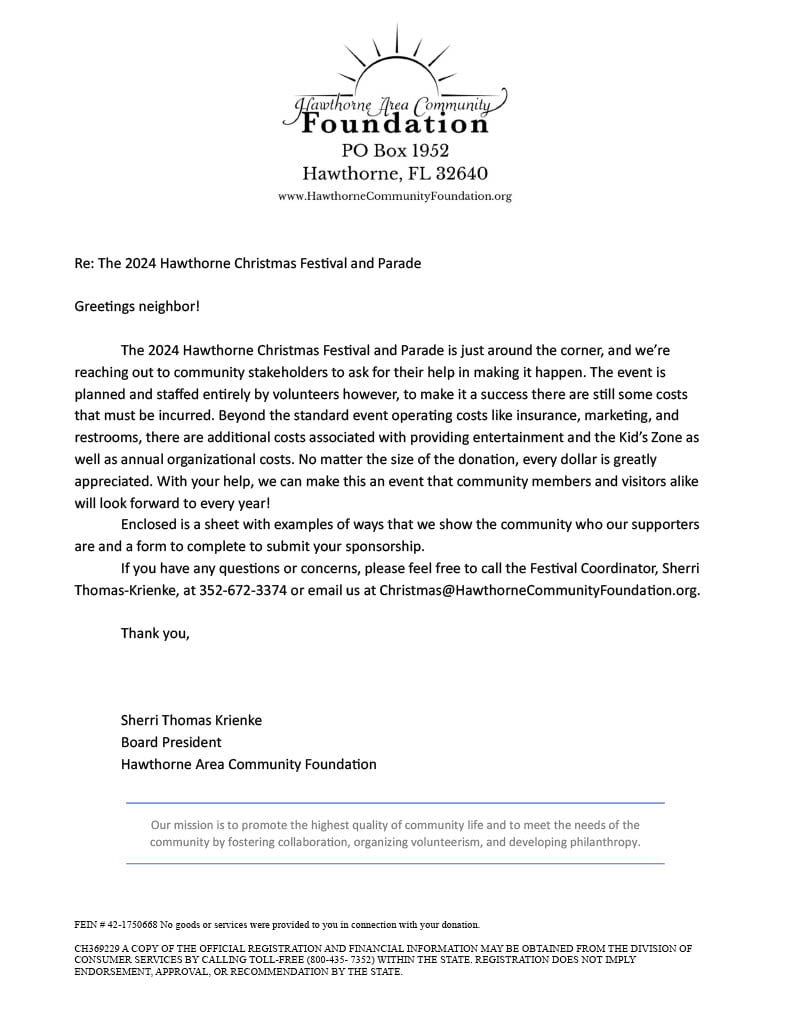 Sponsor Information